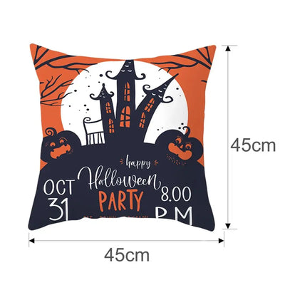 Halloween Decoration For Home Cartoon Pumpkin Bat Ghost Pillowcase Horror Halloween Party Supplies Accessories Haloween Ornament