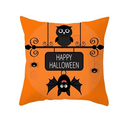 Halloween Decoration For Home Cartoon Pumpkin Bat Ghost Pillowcase Horror Halloween Party Supplies Accessories Haloween Ornament