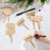 T-Type Bamboo Plant Labels Eco-Friendly Wooden Plant Sign Tags