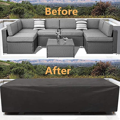 Waterproof Outdoor Garden Furniture Covers Rain Snow Dust Proof