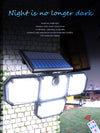 Solar Lights Outdoor LED Wall Lamp Security Flood Light IP65