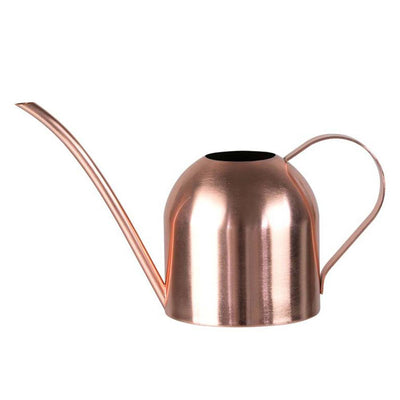 500/1000ML Watering Pot Stainless Steel Long Mouth Green Plant Watering Can Golden Watering Kettle