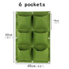 Wall Hanging Plant Flower Garden Nursery Pots Planter Pocket Grow Bags Vertical Flowerpot Home Balcony Decoration