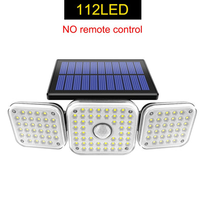 Solar Lights Outdoor LED Wall Lamp Security Flood Light IP65