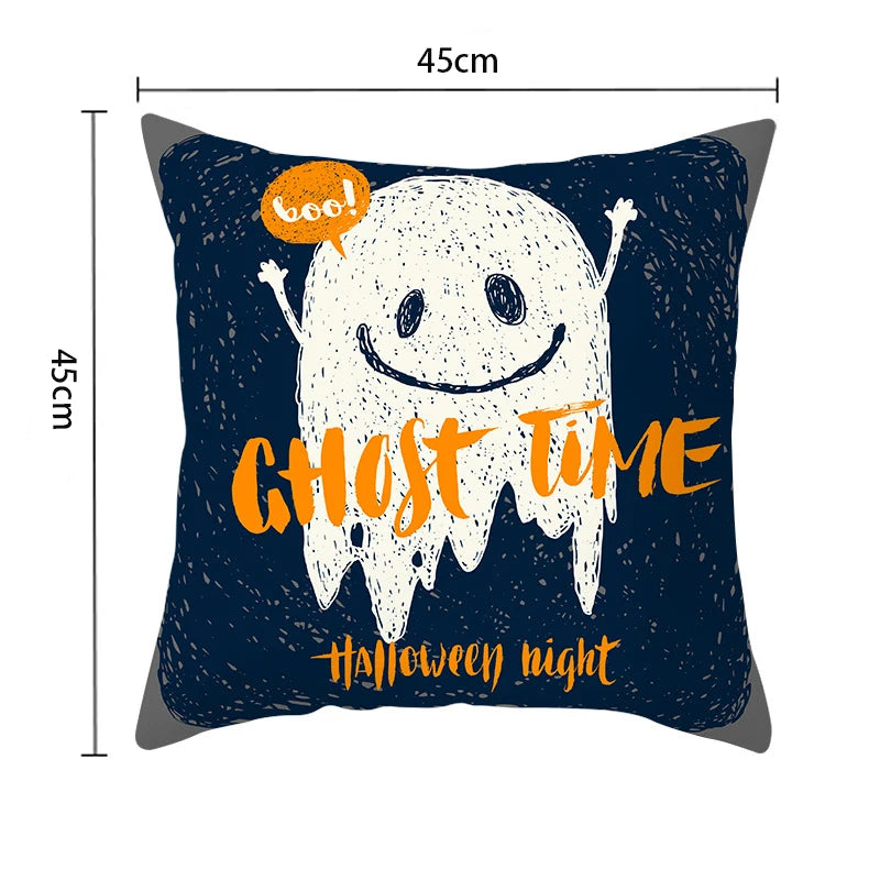 Halloween Decoration For Home Cartoon Pumpkin Bat Ghost Pillowcase Horror Halloween Party Supplies Accessories Haloween Ornament