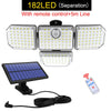 Solar Lights Outdoor LED Wall Lamp Security Flood Light IP65