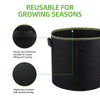 1-10 Gallon Grow Bags Felt Plant Grow Pot Potato Tomato Planting Bag Garden Vegetables Plant Bags Fabric Flower Pots