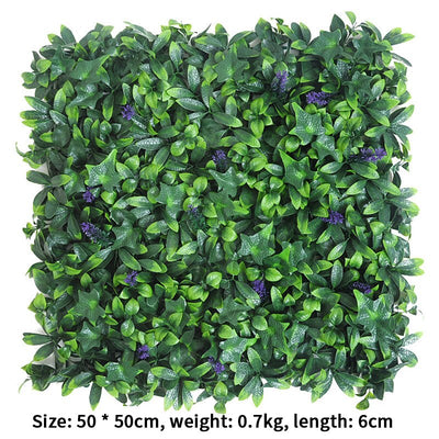 Artificial Plant Wallboard Plastic Outdoor Wall Lawn Wedding Background Garden Hotel Wall Decoration