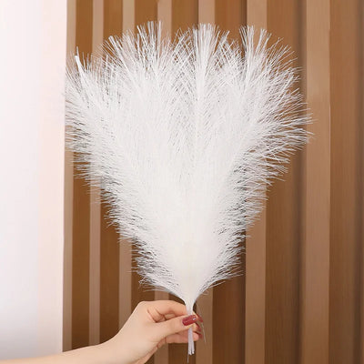 Artificial Pampas Flowers 10pcs Boho Home Decor Bouquet Fake Pampas Grass