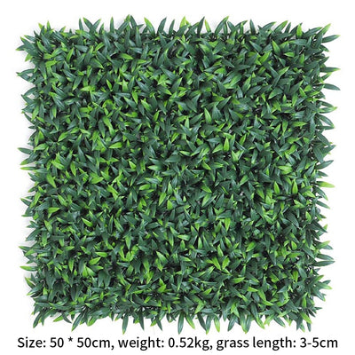 Artificial Plant Wallboard Plastic Outdoor Wall Lawn Wedding Background Garden Hotel Wall Decoration