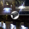 LED Solar Step Lamp Path Stair Light Fence Light