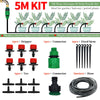 Drip Irrigation System Automatic Watering Garden Hose Micro Drip Watering Kits with Adjustable Drippers 5m-50m