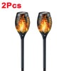 Solar Flame Torch Light Flickering Light Waterproof Garden Decoration Outdoor Lawn Path Yard Patio Floor Lamp