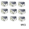 Solar Light Outdoor 100 LED Wall Lamp PIR Motion Sensor