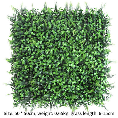 Artificial Plant Wallboard Plastic Outdoor Wall Lawn Wedding Background Garden Hotel Wall Decoration