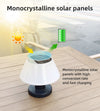 Outdoor/Indoor Modern Home/Garden Decor Solar/USB Rechargeable Cordless Light Solar Led Table Lamp