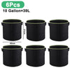 1-10 Gallon Grow Bags Felt Plant Grow Pot Potato Tomato Planting Bag Garden Vegetables Plant Bags Fabric Flower Pots