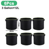 1-10 Gallon Grow Bags Felt Plant Grow Pot Potato Tomato Planting Bag Garden Vegetables Plant Bags Fabric Flower Pots