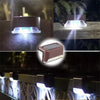 LED Solar Step Lamp Path Stair Light Fence Light