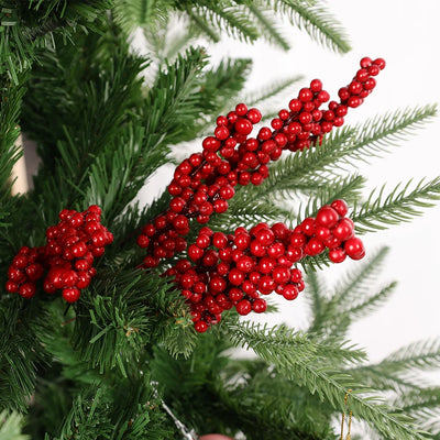 Artificial Red Berry Flowers Christmas Decoration