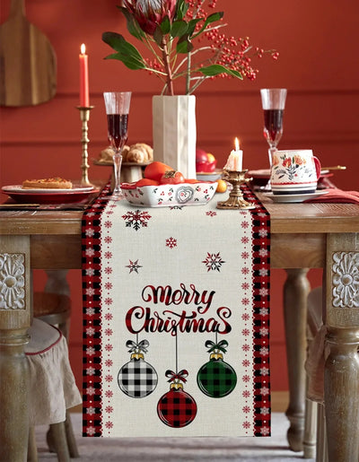 Christmas Linen Table Runners