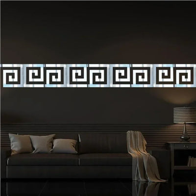 Acrylic Wall Mirror Sticker for Living Room Bedroom Home Decoration