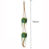 Linen macrame plant hanger Macrame pot hanger