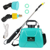 Electric Water Sprayer 5L Garden Plant Mister USB Rechargeable Irrigation Tool Watering Can With Spray Gun