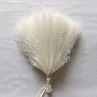 Fluffy Pampas Grass Artificial Flowers Decoration Bouquet Home Vase Decor Fake Plant Reed Flower