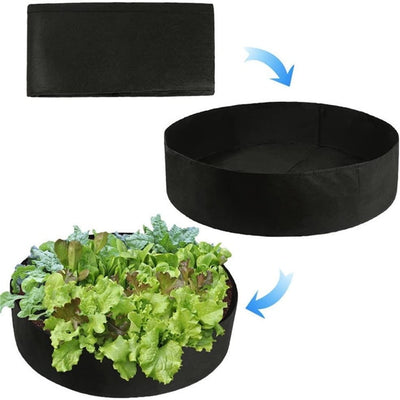 Fabric Planter Grow Bag 100/50/30 Gallon Round Herb Vegetable