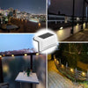 LED Solar Step Lamp Path Stair Light Fence Light