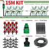 Drip Irrigation System Automatic Watering Garden Hose Micro Drip Watering Kits with Adjustable Drippers 5m-50m