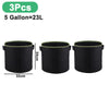 1-10 Gallon Grow Bags Felt Plant Grow Pot Potato Tomato Planting Bag Garden Vegetables Plant Bags Fabric Flower Pots