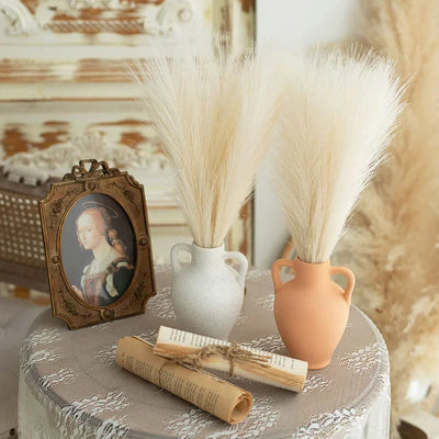 Artificial Pampas Flowers 10pcs Boho Home Decor Bouquet Fake Pampas Grass