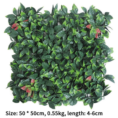 Artificial Plant Wallboard Plastic Outdoor Wall Lawn Wedding Background Garden Hotel Wall Decoration