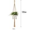 Linen macrame plant hanger Macrame pot hanger