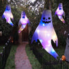 Halloween LED Light Hanging Ghost For Halloween Party Home Outdoor Indoor Decoration Large Glowing Spooky Lamp Horror Props 2024