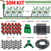 Drip Irrigation System Automatic Watering Garden Hose Micro Drip Watering Kits with Adjustable Drippers 5m-50m