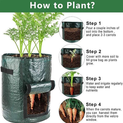 Vegetable Planter Growing Bag  1-12 Gallons