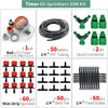 Drip Irrigation System Automatic Watering Garden Hose Micro Drip Watering Kits with Adjustable Drippers 5m-50m