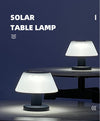 Outdoor/Indoor Modern Home/Garden Decor Solar/USB Rechargeable Cordless Light Solar Led Table Lamp