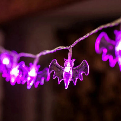 1.5M 10LED Halloween LED String Lights Pumpkin Spider Bat Ghost