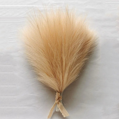 Fluffy Pampas Grass Artificial Flowers Decoration Bouquet Home Vase Decor Fake Plant Reed Flower