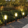 Solar Garden Pathway Lights Outdoor LED Lighting Ground Plug Bollard Light for Patio, Gardens, Pathways,Lawn,Yard