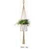 Linen macrame plant hanger Macrame pot hanger