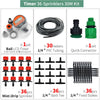 Drip Irrigation System Automatic Watering Garden Hose Micro Drip Watering Kits with Adjustable Drippers 5m-50m