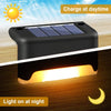 LED Solar Step Lamp Path Stair Light Fence Light