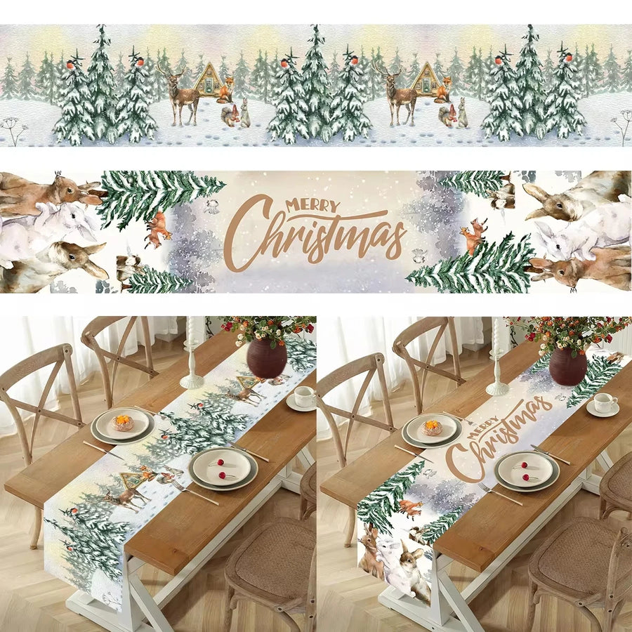 Christmas Nativity Decoration Table Runner