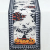 Happy Halloween Table Runner Pumpkin Ghost Cat Table Runner Party Decor Reusable Kitchen Dining Table Runner Halloween Decor