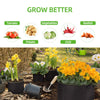 1-10 Gallon Grow Bags Felt Plant Grow Pot Potato Tomato Planting Bag Garden Vegetables Plant Bags Fabric Flower Pots